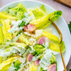 Romaine Lettuce with Green Goddess Dressing